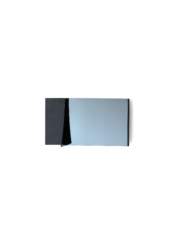 1. Black Freeze #1, painted steel, black mirror, 27x15x10.3cm, 2021.png